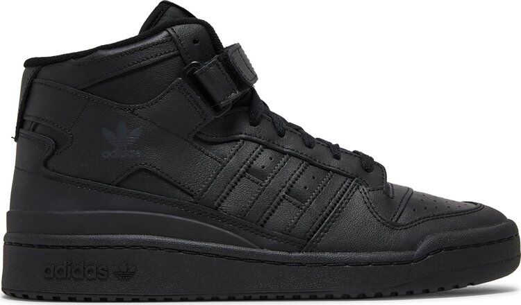 Кроссовки Adidas Forum Mid 'Triple Black', черный GV9767 | Black фото 1