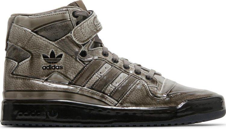 Кроссовки Adidas Jeremy Scott x Forum High 'Dipped - Carbon', серый G54999 | Grey фото 1