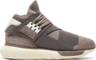 Кроссовки Adidas Y-3 Qasa High 'Brown Cream White', коричневый