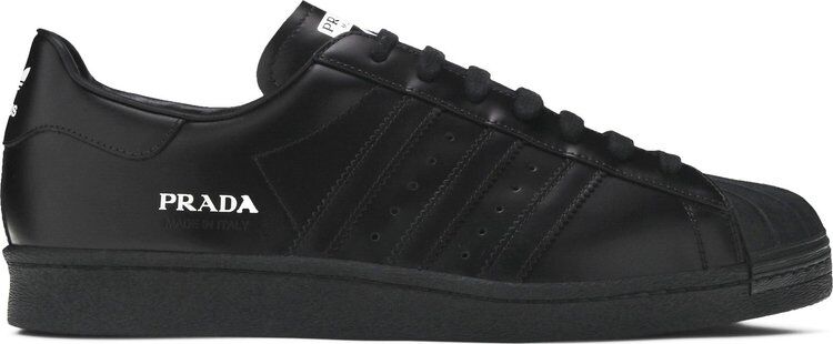 Кроссовки Adidas Prada x Superstar 'Core Black', черный FW6679 | Black фото 1