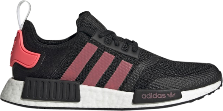 Кроссовки Adidas NMD_R1 'Black Signal Pink', черный FV9153 | Black фото 1