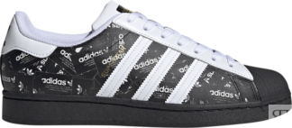 Кроссовки Adidas Superstar 'All Over Print - Black', черный