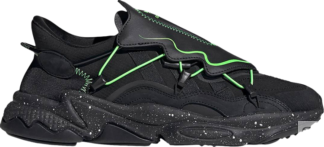 Кроссовки Adidas Ozweego 'Black Solar Green', черный