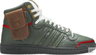 Кроссовки Adidas Star Wars x Top Ten Hi 'Boba Fett', зеленый