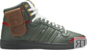 Кроссовки Adidas Star Wars x Top Ten Hi 'Boba Fett', зеленый FZ3465 | Green фото 1