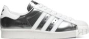 Кроссовки Adidas Prada x Superstar 'Silver Metallic', серебряный FX4546 | Silver фото 1