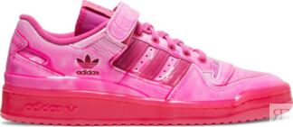 Кроссовки Adidas Jeremy Scott x Forum Low 'Dipped - Solar Pink', розовый