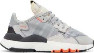 Кроссовки Adidas Nite Jogger 'Grey Orange', серый