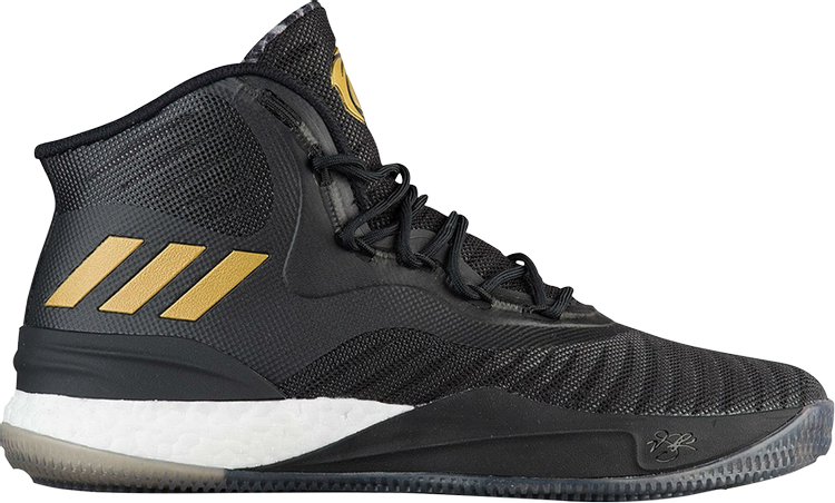 Кроссовки Adidas D Rose 8 'Black Gold White', черный CQ1618 | Black фото 1