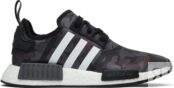 Кроссовки Adidas A Bathing Ape x NMD_R1 'Black Camo', черный BA7325 | Black фото 1