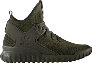 Кроссовки Adidas Tubular X Primeknit 'Night Cargo', зеленый