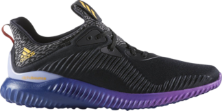 Кроссовки Adidas Alphabounce 'Shock Purple', черный