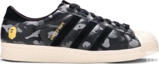 Кроссовки Adidas A Bathing Ape x Undeafeated x Superstar 80s 'Black Camo',