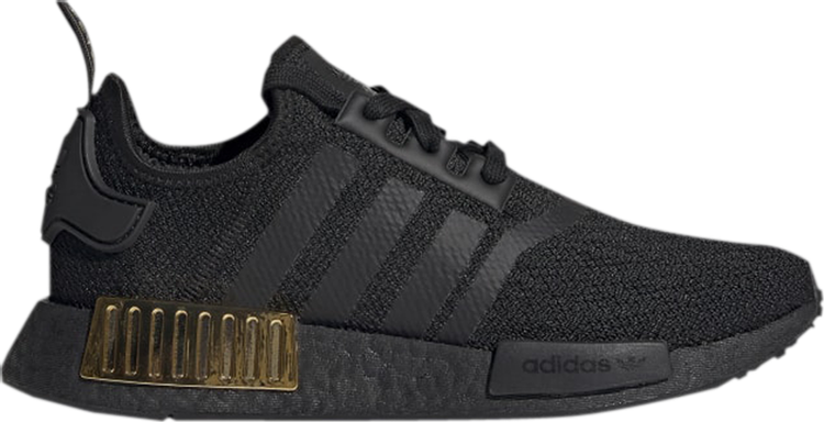 Кроссовки Adidas Wmns NMD R1, черный/золотой FV1787 | Black фото 1