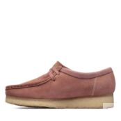 Женские полуботинки Clarks (Wallabee. 26163265), розовые фото 5