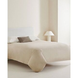 ZARA HOME Хлопковый пододеяльник в полоску 135 x 200