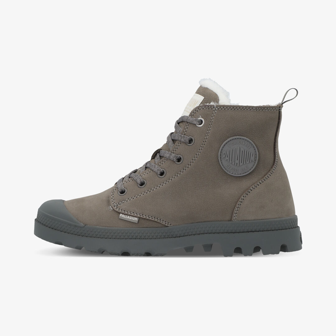 Женские ботинки Palladium Pampa Hi Zip NBK WL, Серый PALLADIUM 95982P2X-055 фото 1