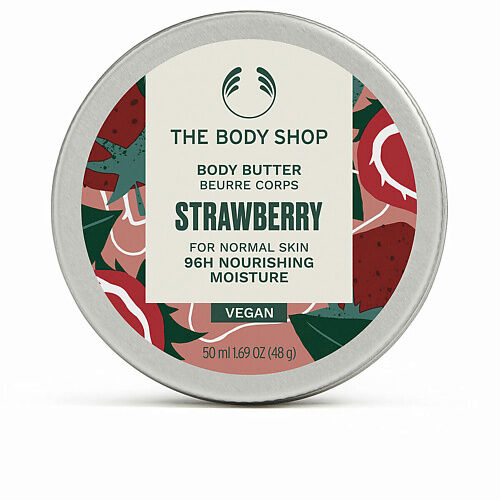 THE BODY SHOP Увлажняющий баттер для тела Strawberry для нормальной кожи 50 MPL319261 фото 1