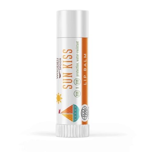 WOODEN SPOON Бальзам для губ солнцезащитный и водостойкий Sun Kiss Uva & Uv WOS434450 фото 1