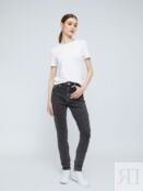 Утеплённые джинсы силуэта Skinny с высокой посадкой zolla 02442714Z013 фото 1