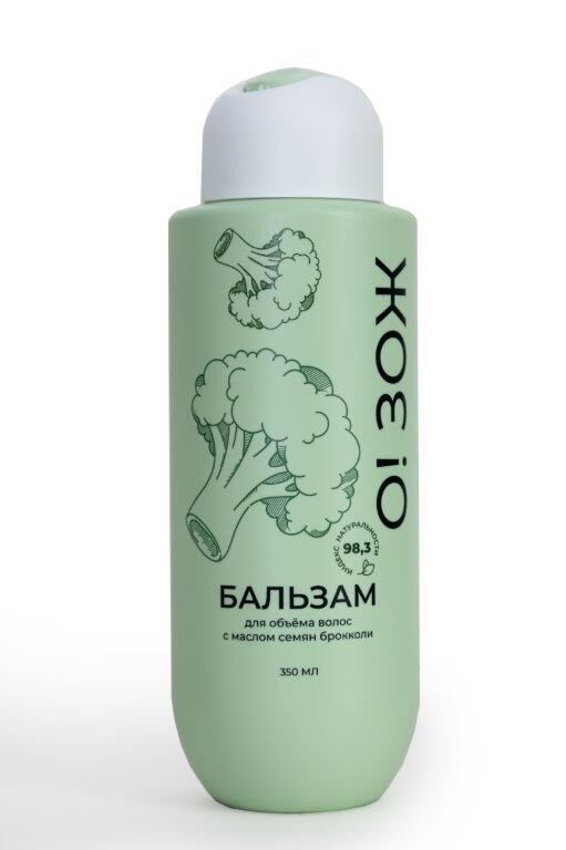 Бальзам для объёма волос с маслом семян брокколи О!ЗОЖ 350 мл Аспера