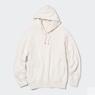 Толстовка Uniqlo Colour Block Sweat Hoodie, белый