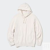 Толстовка Uniqlo Colour Block Sweat Hoodie, белый 455395 | WHITE COL01 фото 1