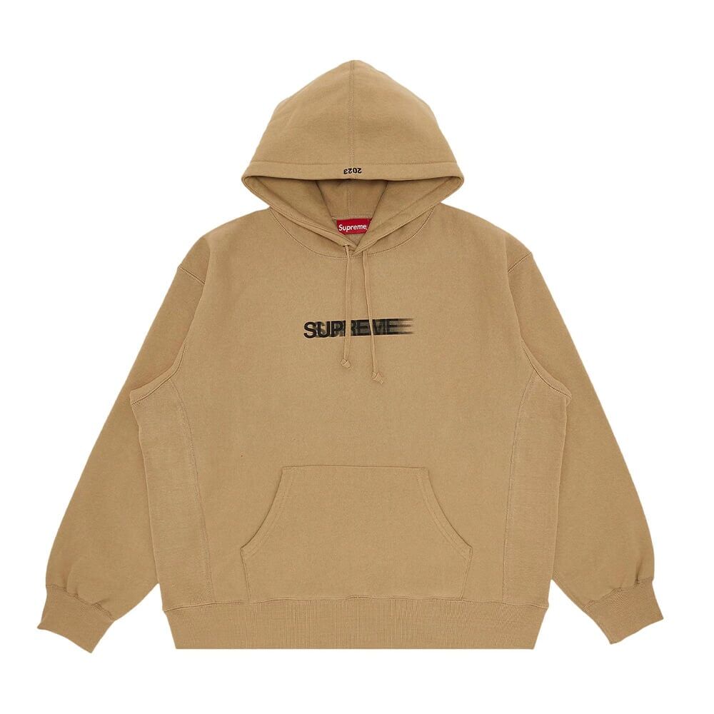 Толстовка Supreme Motion Logo Hooded, бежевый SS23SW45 DARK TAN | Tan фото 1