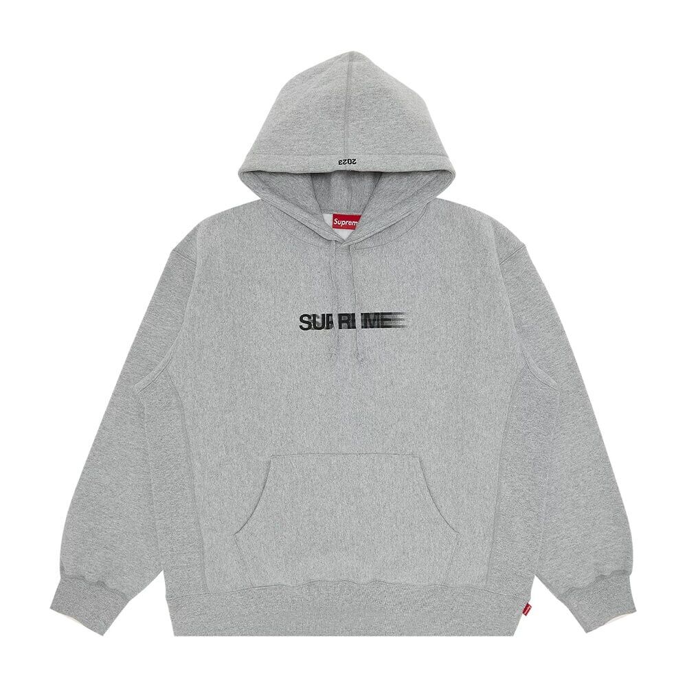 Толстовка Supreme Motion Logo Hooded, серый SS23SW45 HEATHER GREY | Grey фото 1