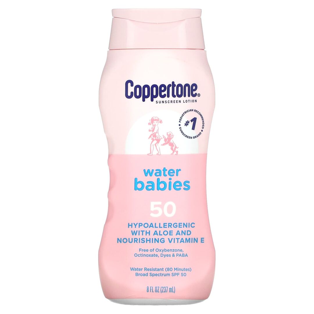 Солнцезащитный Лосьон Coppertone Water Babies SPF 50, 237 мл CPT-02739 фото 1