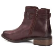 Женские полусапоги Clarks, коньячные фото 3