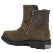 Женские полусапоги Clarks, оливковые фото 3