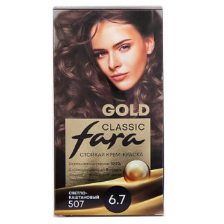 FARA Стойкая крем краска для волос Fara Classic Gold