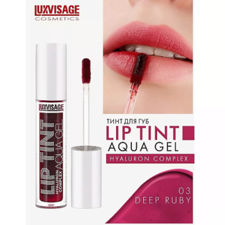 LUXVISAGE Тинт для губ с гиалуроновым комплексом LIP TINT AQUA GEL