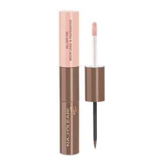 NAJ OLEARI Подводка для бровей и хайлайтер 2-в-1 ALL-DAY INK BROW LINER & H