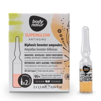 BODY NATUR Ампулы для лица двухфазные Superglow Antiaging Biphasic Booster