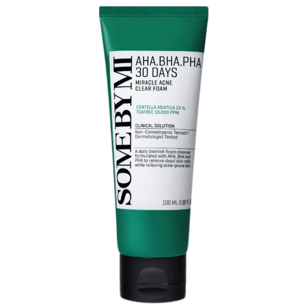 Пенка для умывания SOME BY MI AHA-BHA-PHA 30 Days Miracle Acne Clear Foam фото 1