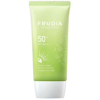 Солнцезащитный крем Frudia Green Grape Sebum Control Cooling Sun Gel SPF50+