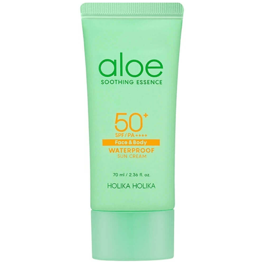 Солнцезащитный крем Holika Holika Aloe Waterproof Sun Cream SPF 50+ PA ++++ фото 1