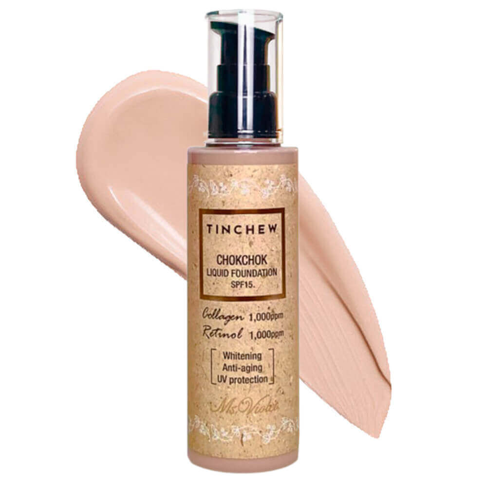 Тональная основа Tinchew Chokchok Liquid Foundation SPF15 фото 1