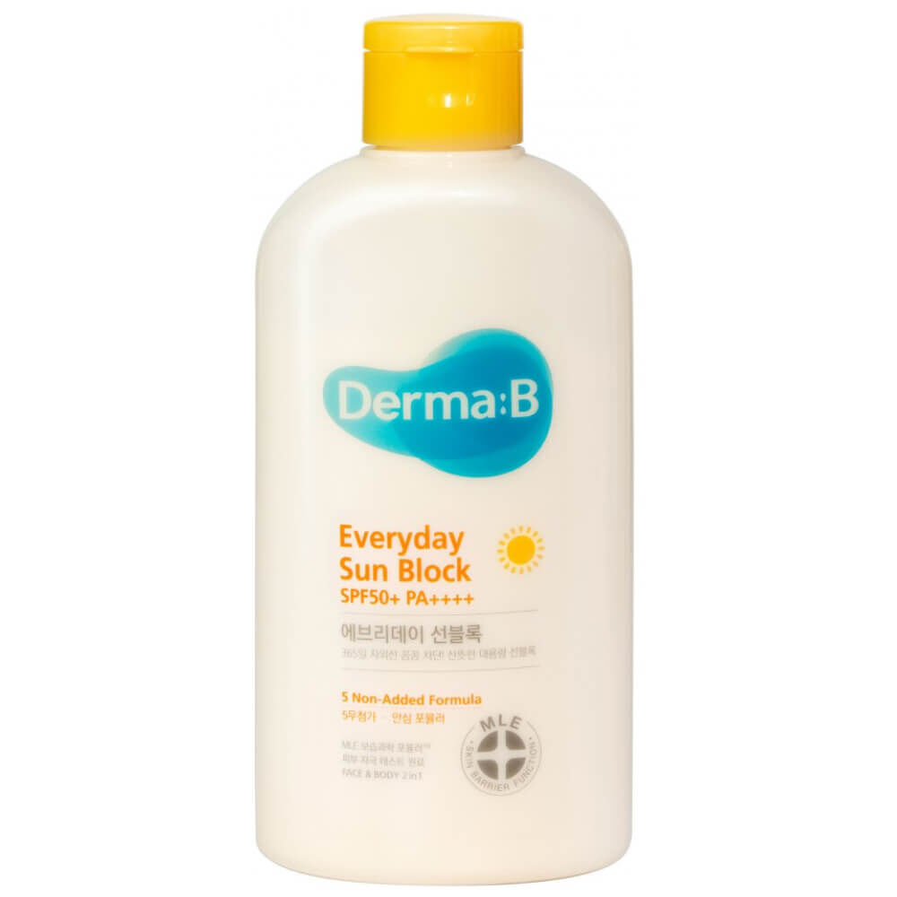 Солнцезащитный крем Derma:B Sun Block SPF 50+ PA++++ фото 1
