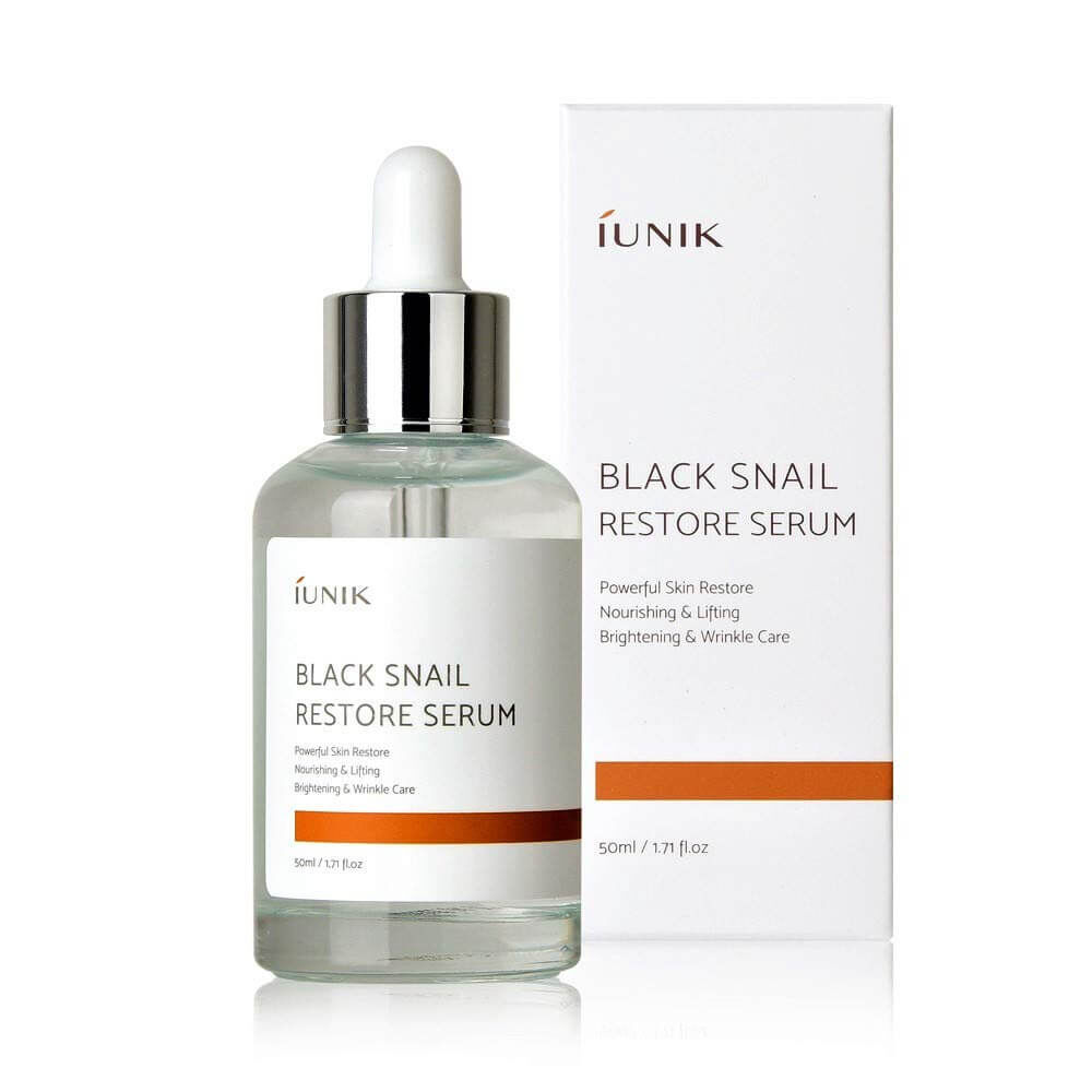 Сыворотка для лица iUNIK Black Snail Restore Serum фото 1