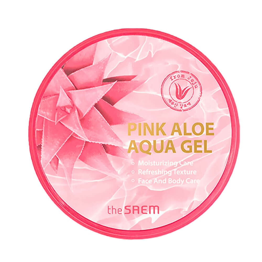 Гель алоэ The Saem Pink Aloe Aqua Gel фото 1