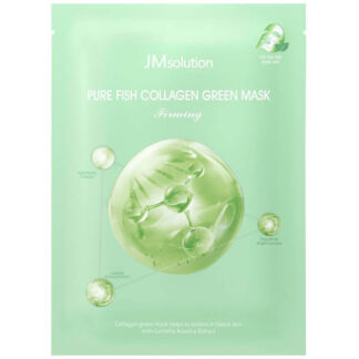 Маска для лица JM Solution Pure Fish Collagen Green Mask Firming