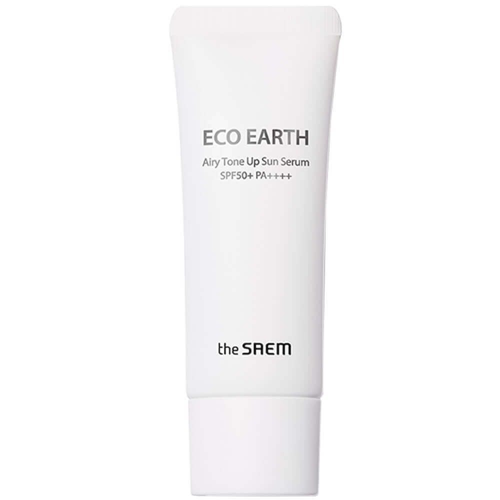 Солнцезащитная сыворотка-праймер The Saem Eco Earth Airy Tone Up Sun Serum фото 1