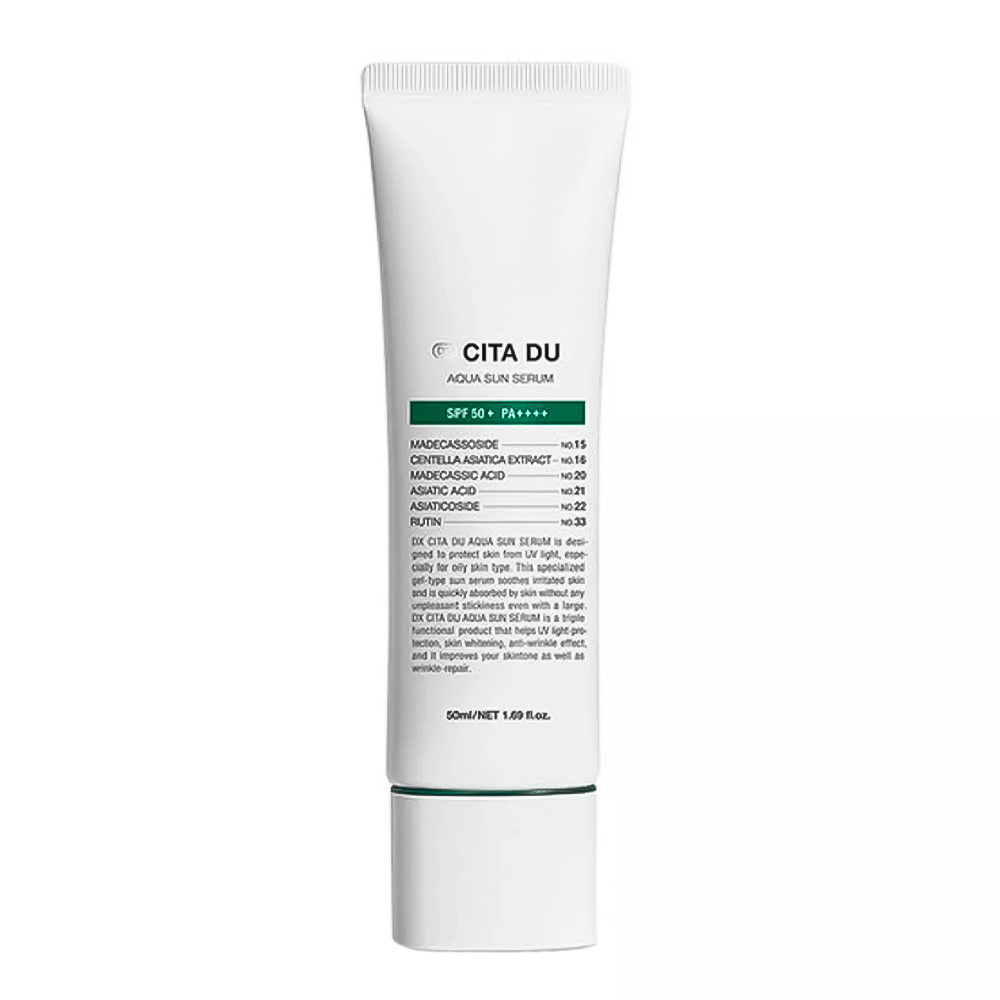 Солнцезащитный крем DEMAR3 Dx CITA DU Aqua Sun Serum SPF50+ PA++++ фото 1