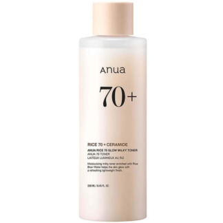 Тонер для лица Anua Rice 70 Glow Milky Toner