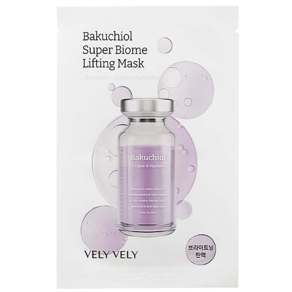Маска для лица Vely Vely Bakuchiol Super Biome Lifting Mask фото 1