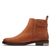 Женские полусапоги Clarks (Memi Lo 26162239), коричневые фото 5