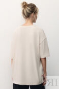 Футболка oversize с новогодним принтом befree 4680168975479 фото 5